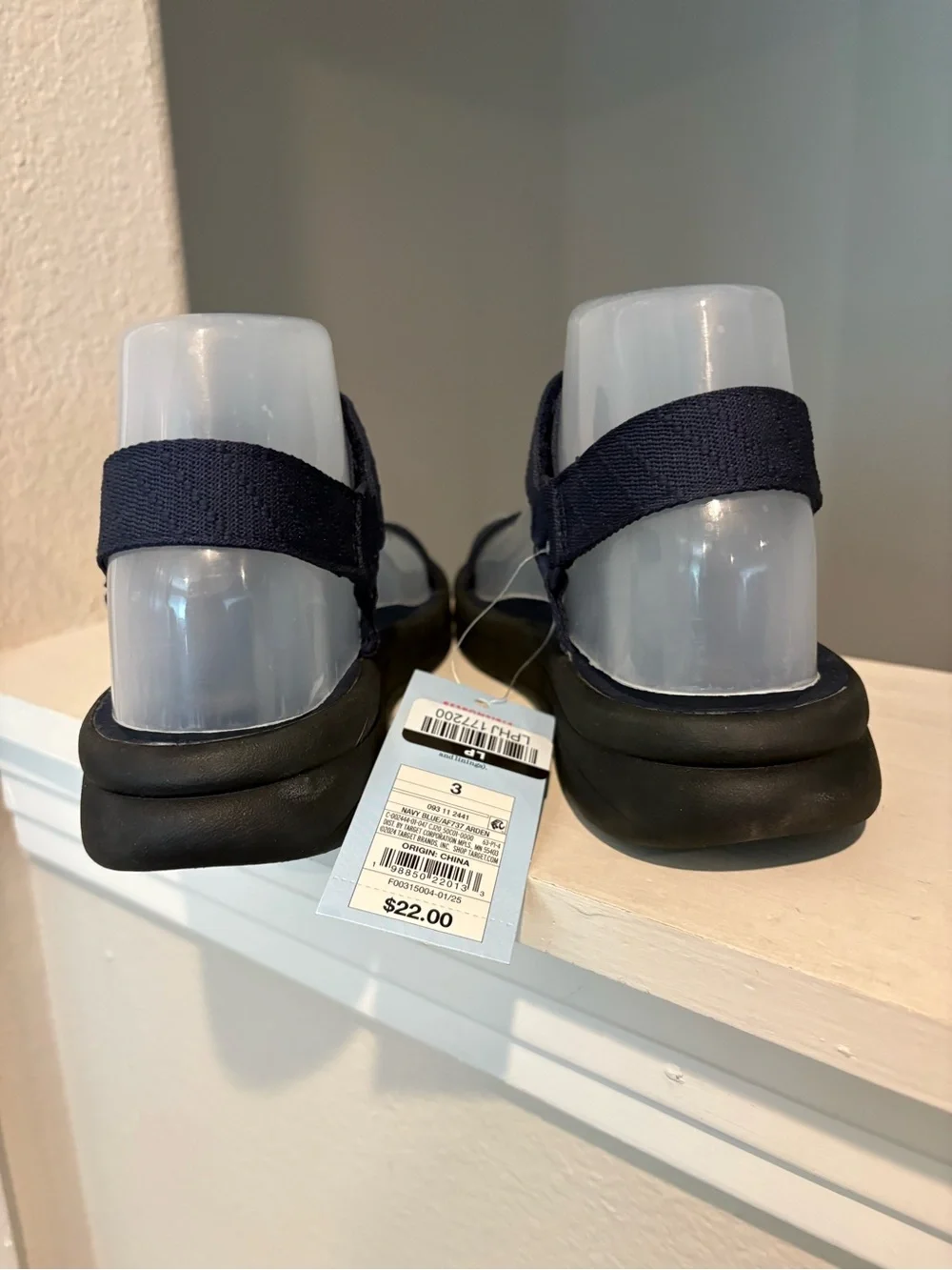 Cat And Jack Kids' Arden Strap Sandals Flip Flop Blue - Youth Sizes Available